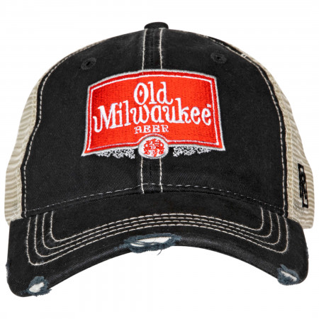 Old Milwaukee Distressed Trucker Hat